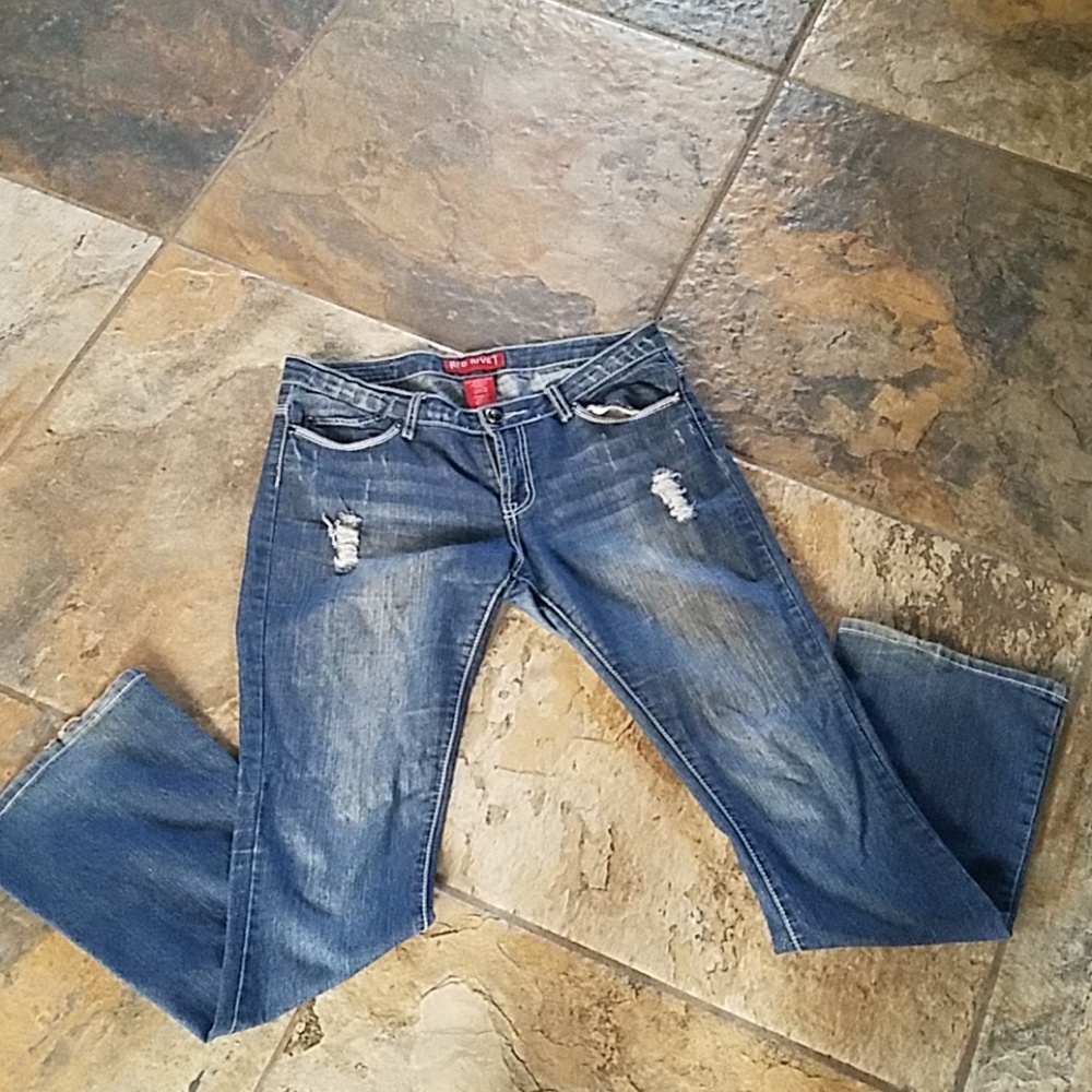 wide bottom Jeans